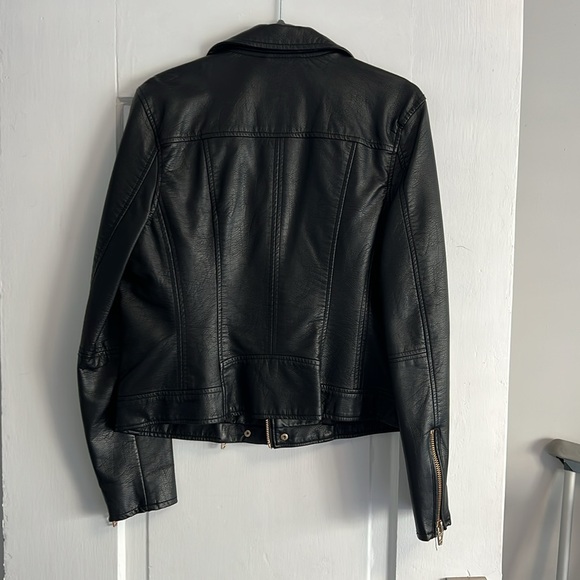 Blank NYC Faux Leather Moto Jacket with Rose Gold Hardware - Picture 2 of 8